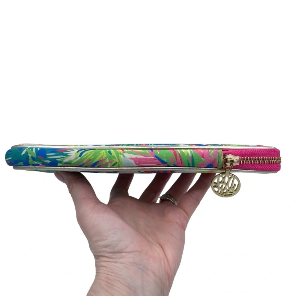 Lilly Pulitzer Padded Laptop Case Green/Pink